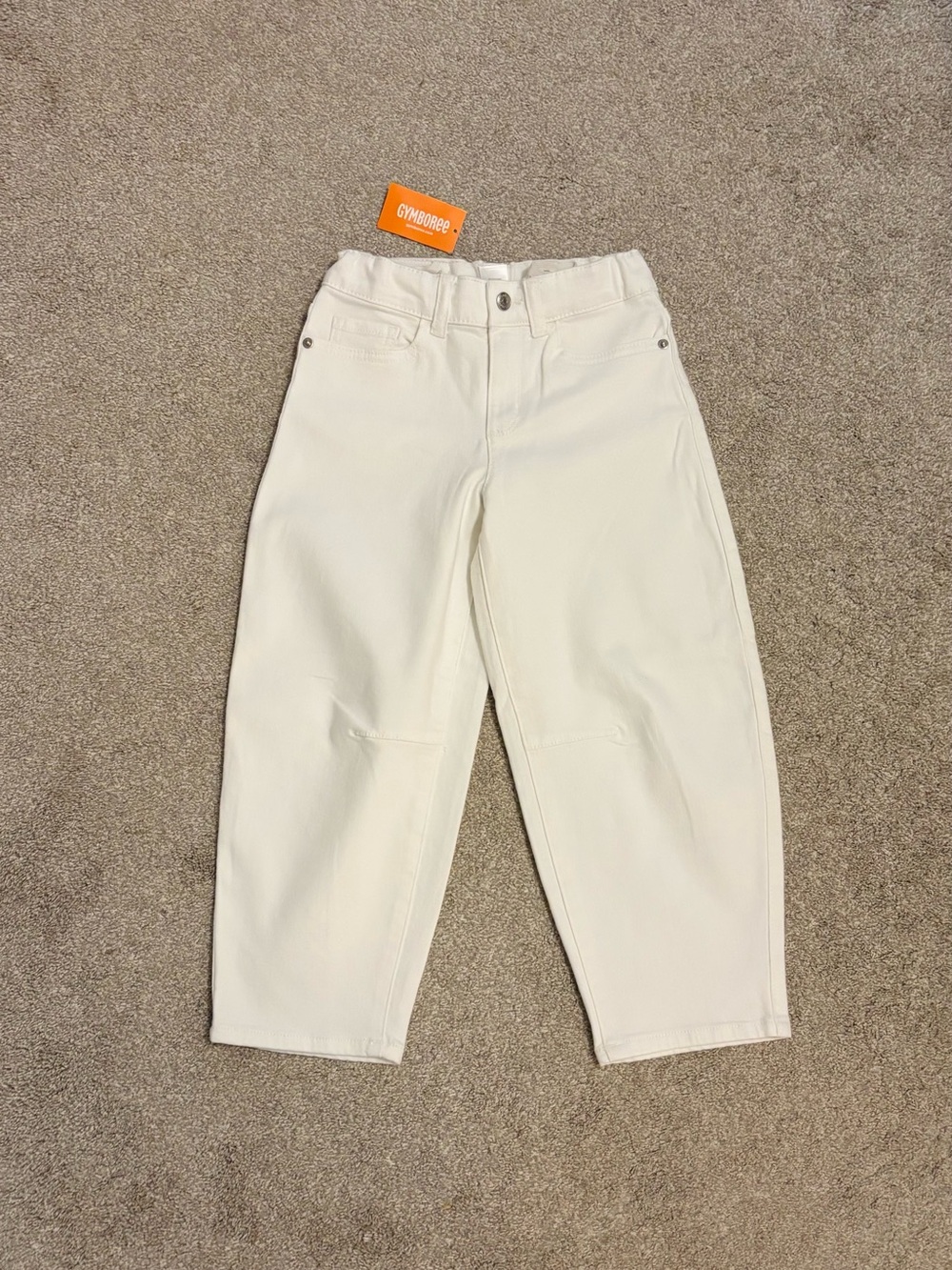 NWT Girls Gymboree White Jeans Size 7
